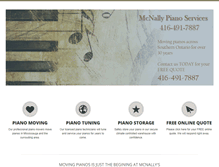 Tablet Screenshot of mississaugapianomovers.com